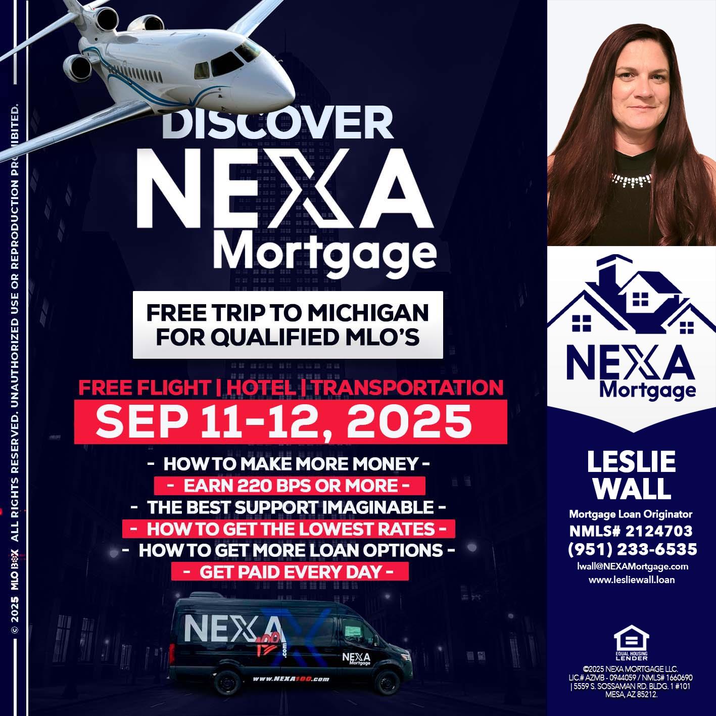 DISCOVER NEXA MORTGAGE - Leslie Wall -Mortgage Loan Originator