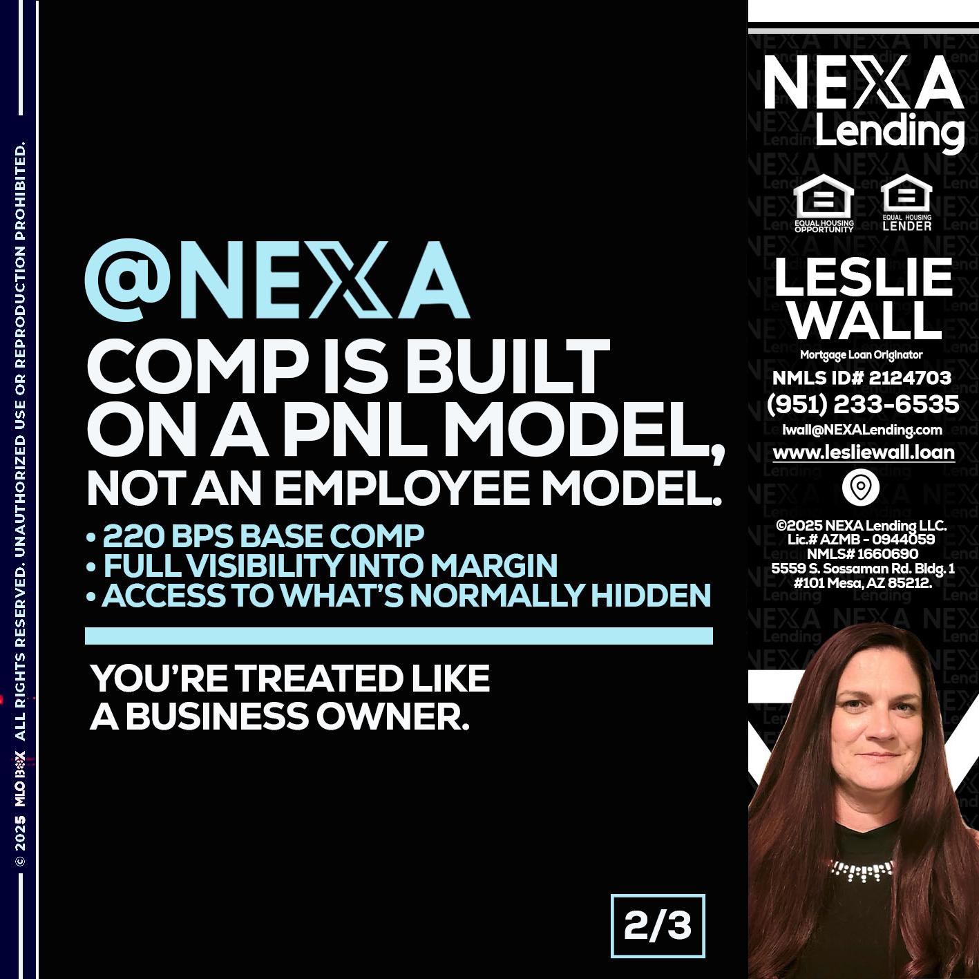 2 OF 3 - Leslie Wall -Mortgage Loan Originator