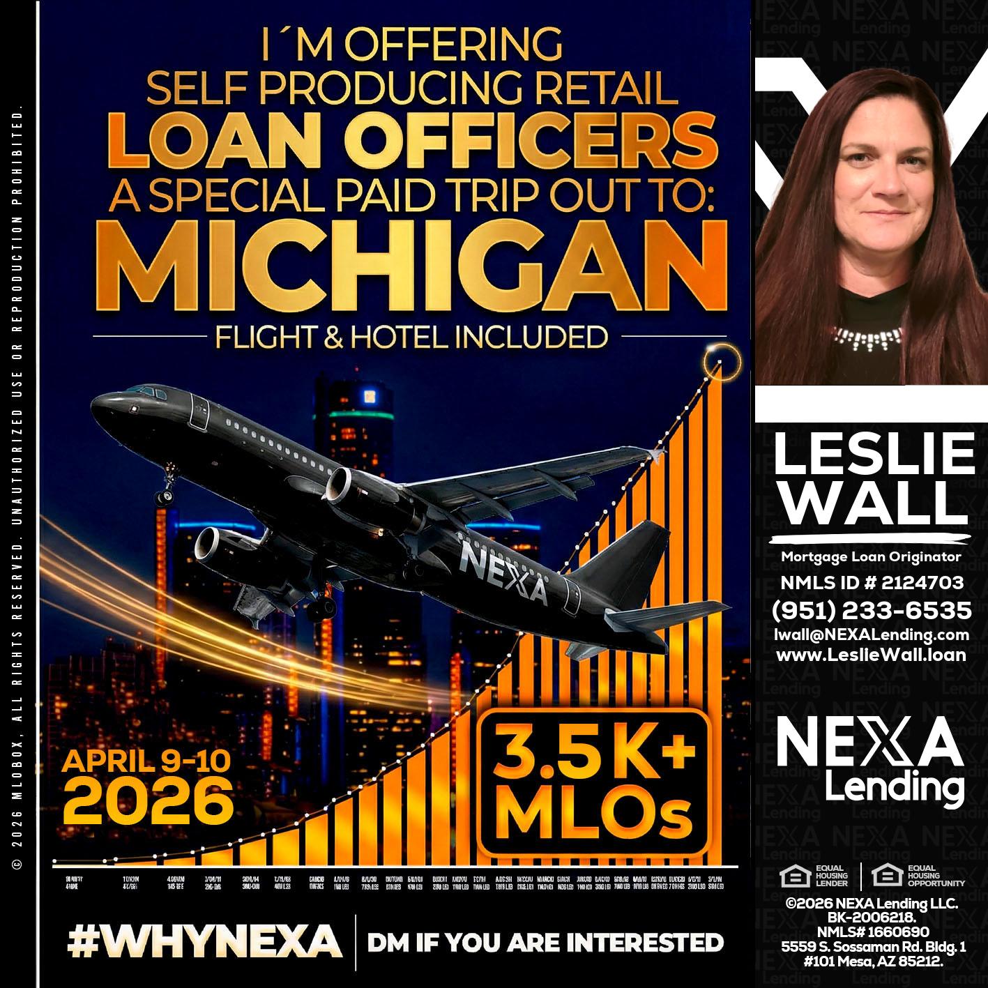 3.5K - Leslie Wall -Mortgage Loan Originator