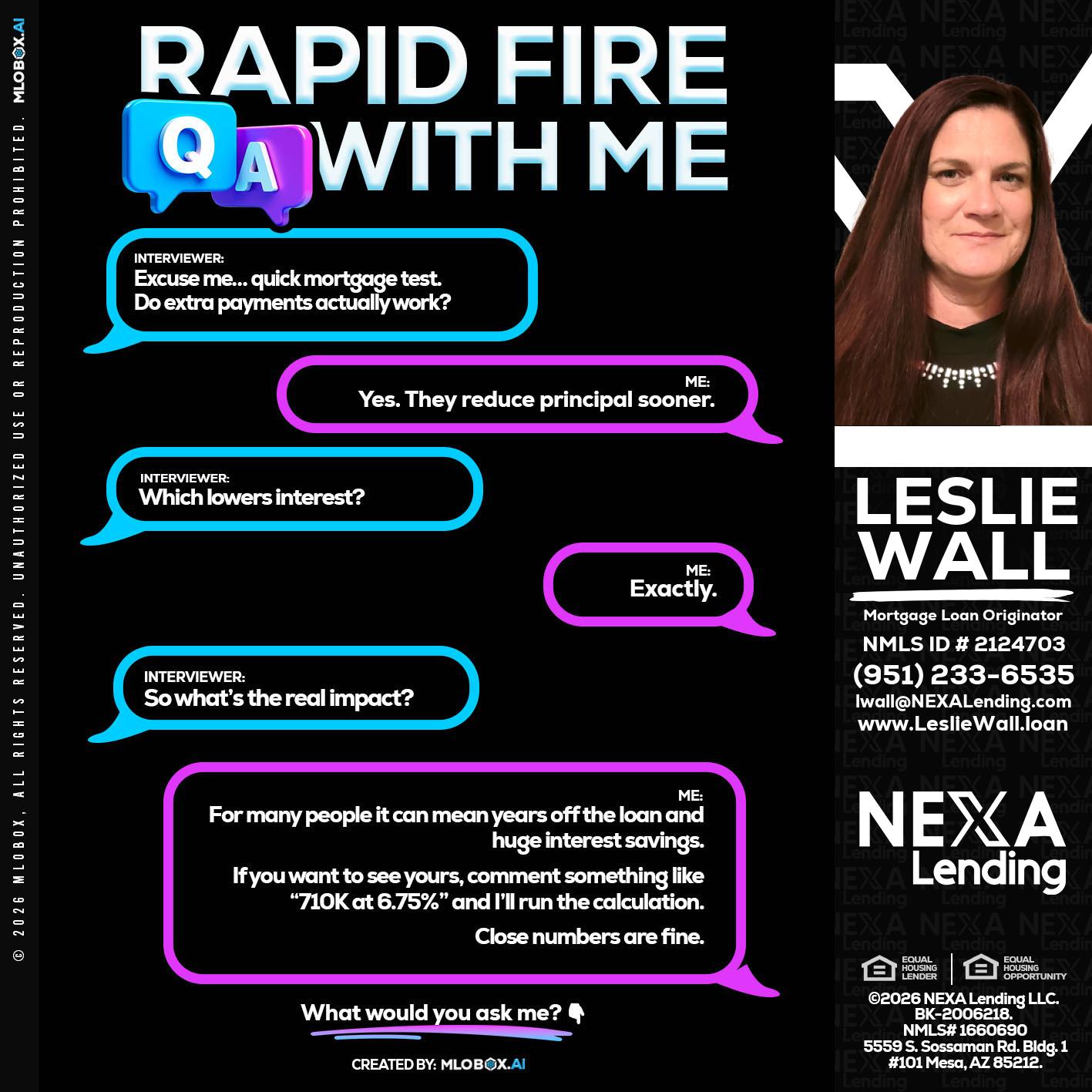 RAPID QA - Leslie Wall -Mortgage Loan Originator