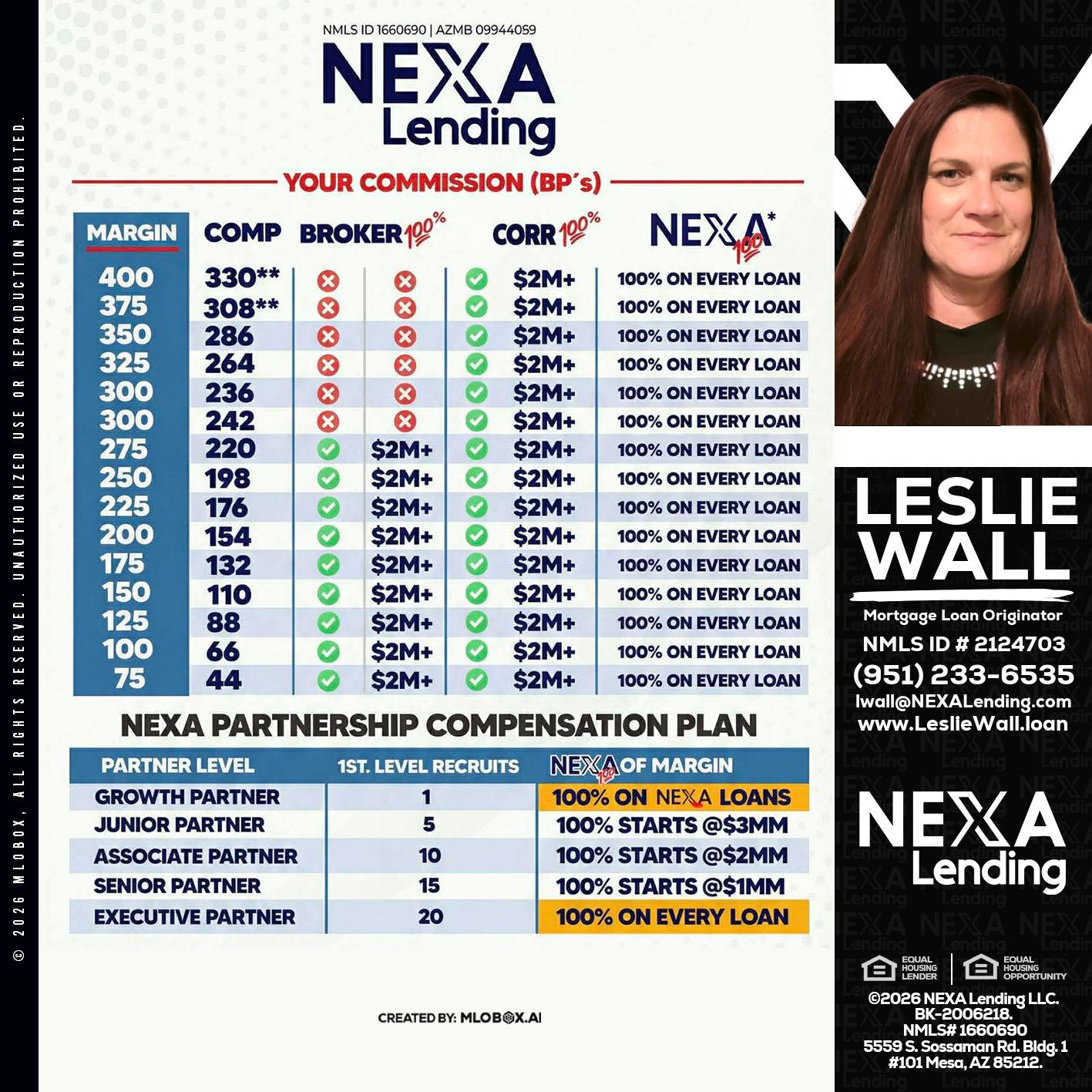 COMP - Leslie Wall -Mortgage Loan Originator