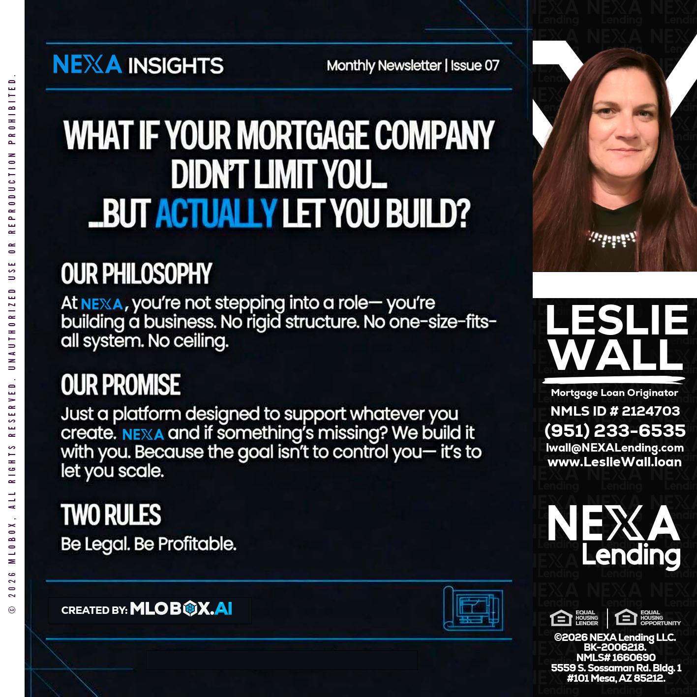 NEXA INSIGHTS - Leslie Wall -Mortgage Loan Originator