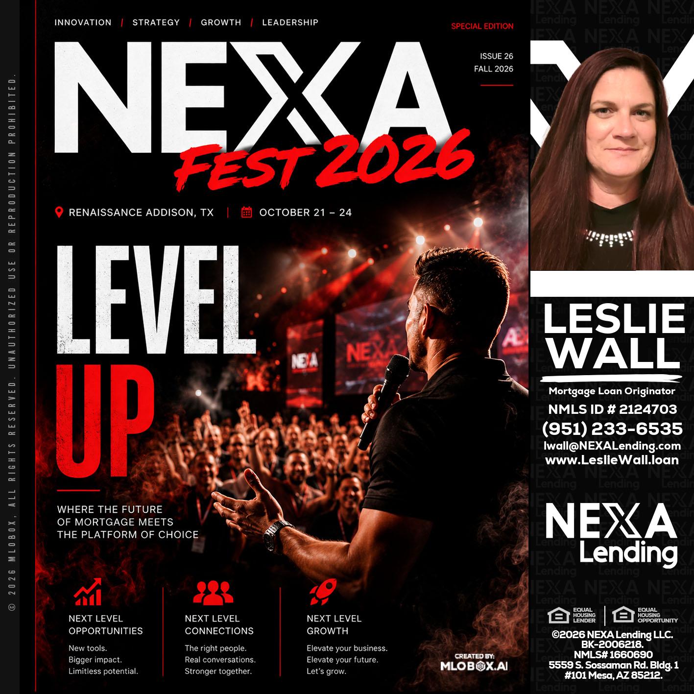 NEXA FEST 2026 - Leslie Wall -Mortgage Loan Originator