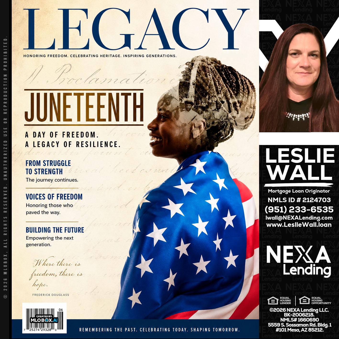 LEGACY - Leslie Wall -Mortgage Loan Originator