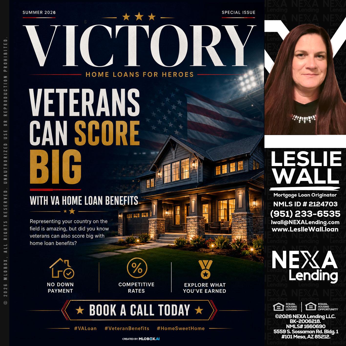 VICTORY - Leslie Wall -Mortgage Loan Originator