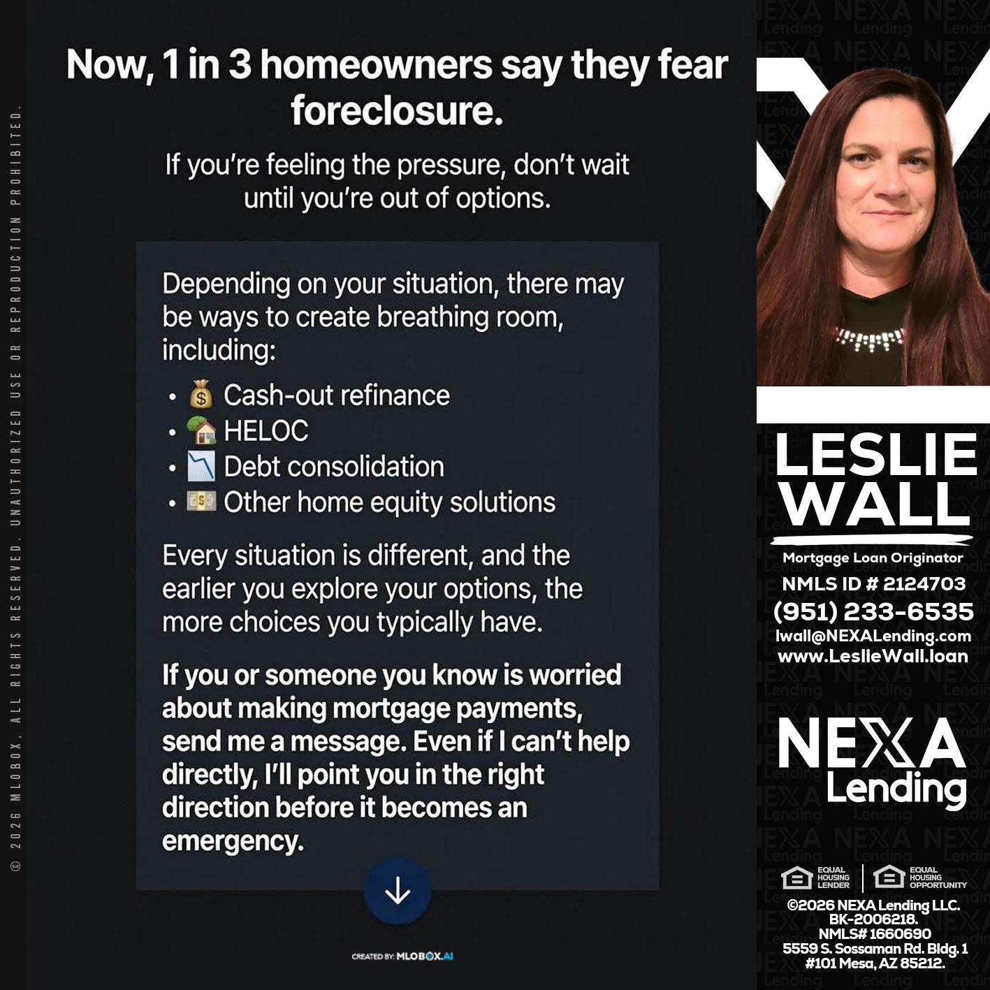 NOW - Leslie Wall -Mortgage Loan Originator
