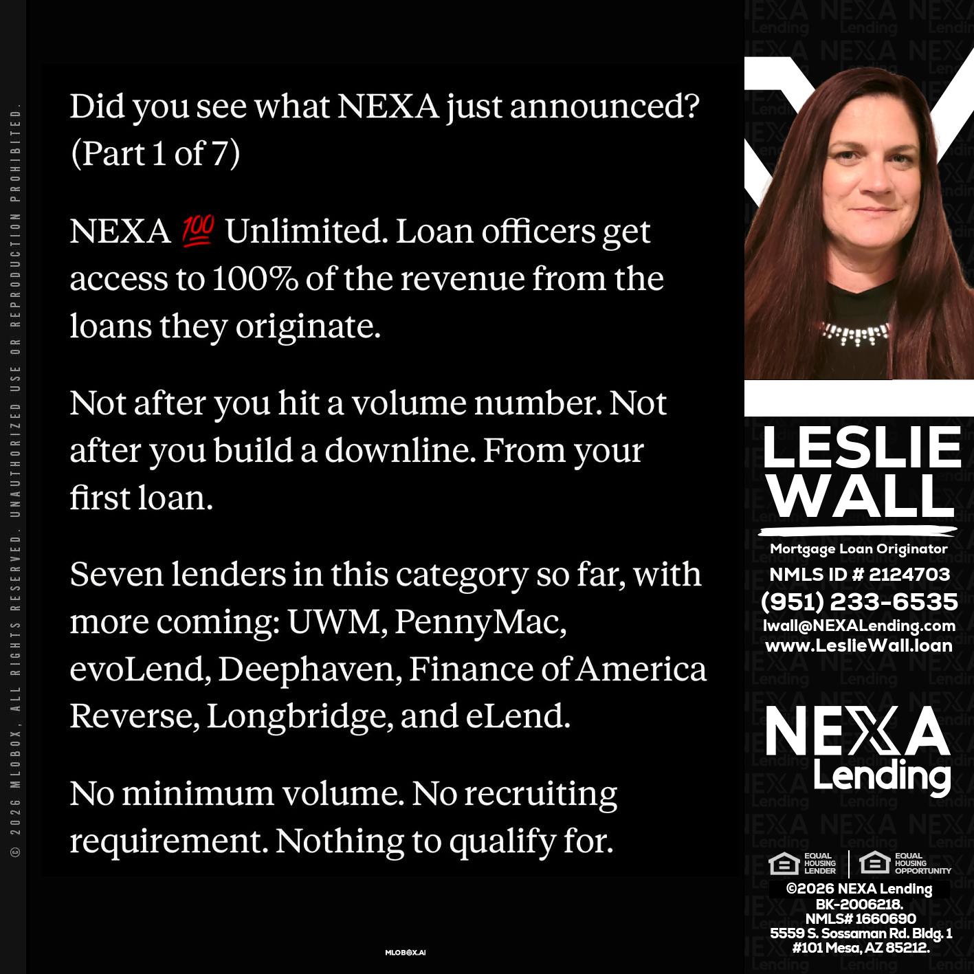 DID YOU KNOW - Leslie Wall -Mortgage Loan Originator