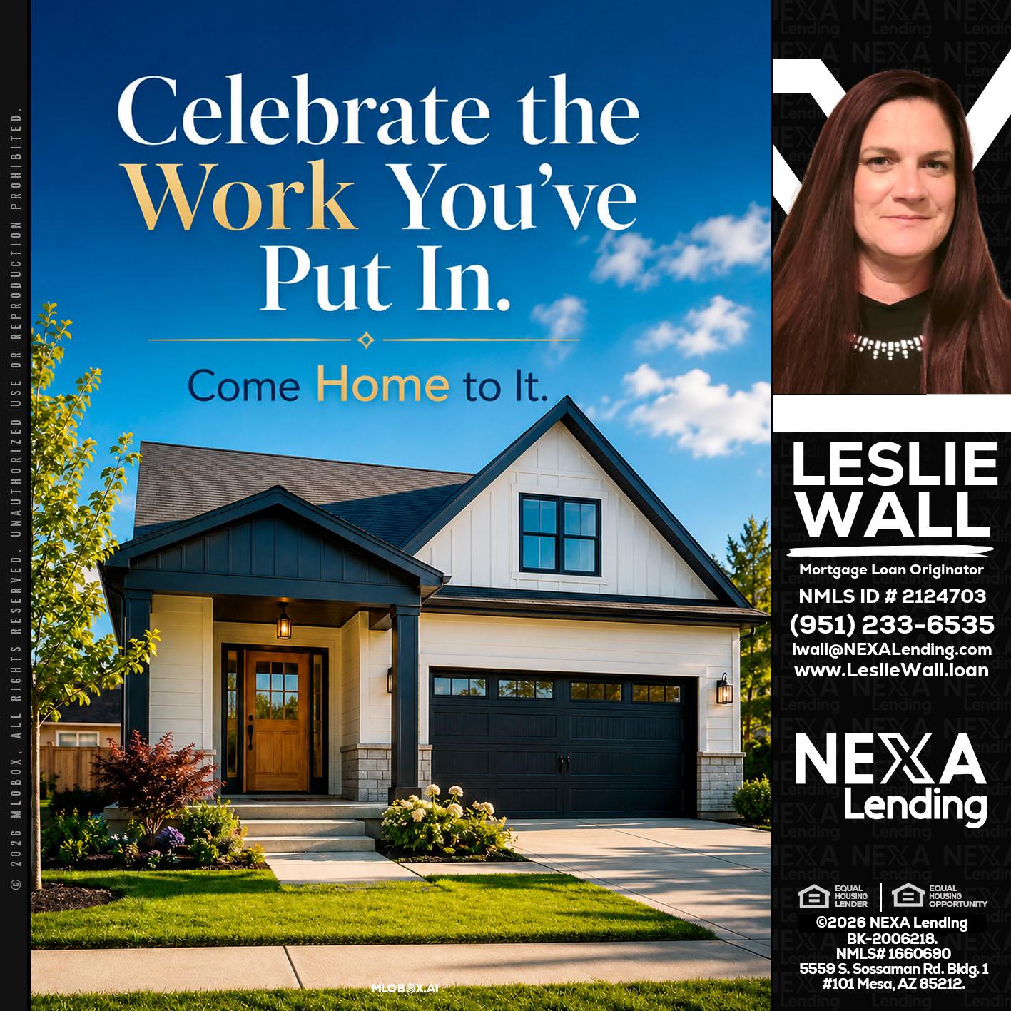 celebrate Labor Day - Leslie Wall -Mortgage Loan Originator